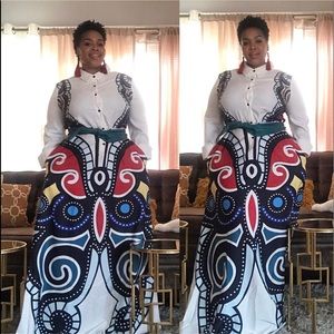 It’s here 💙 Shades of Blue Maxi Dress now in S-L